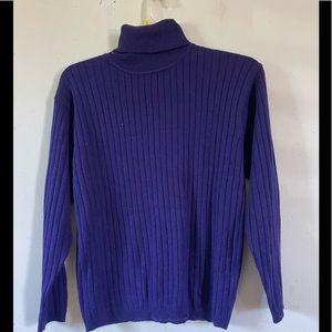 F.P. sweaters, Purple Turtleneck, M